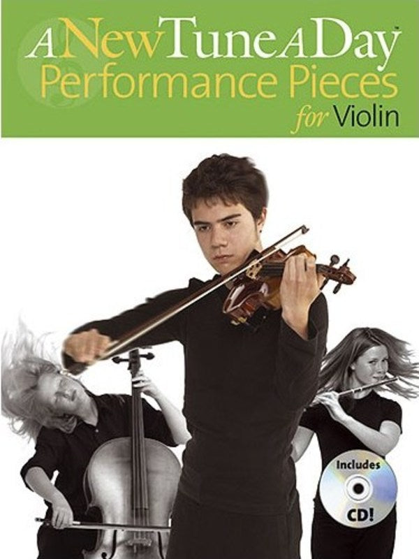 A New Tune a Day Performance Pieces Violin New Ed BK/CD