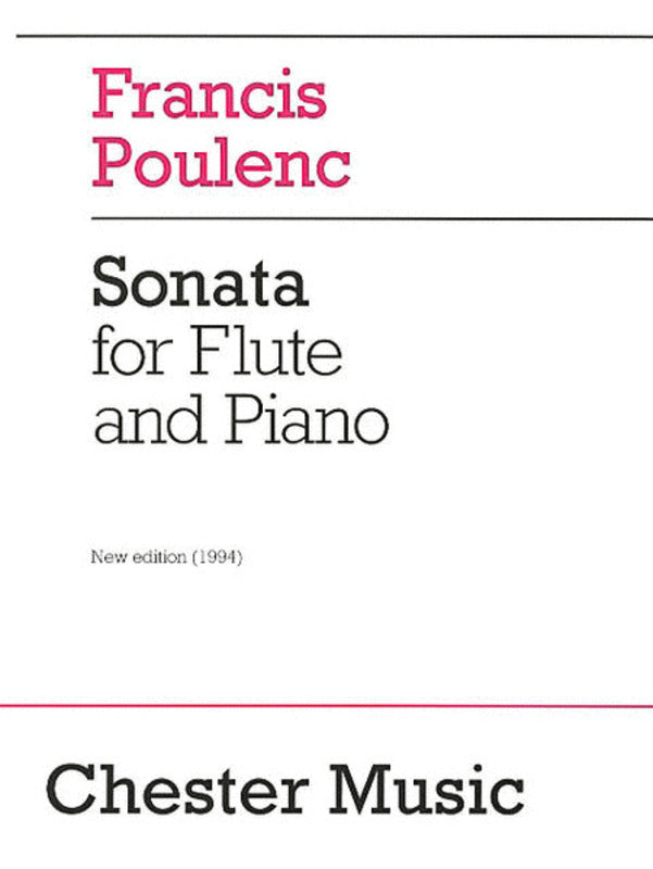 Poulenc: Sonata Flute/Piano