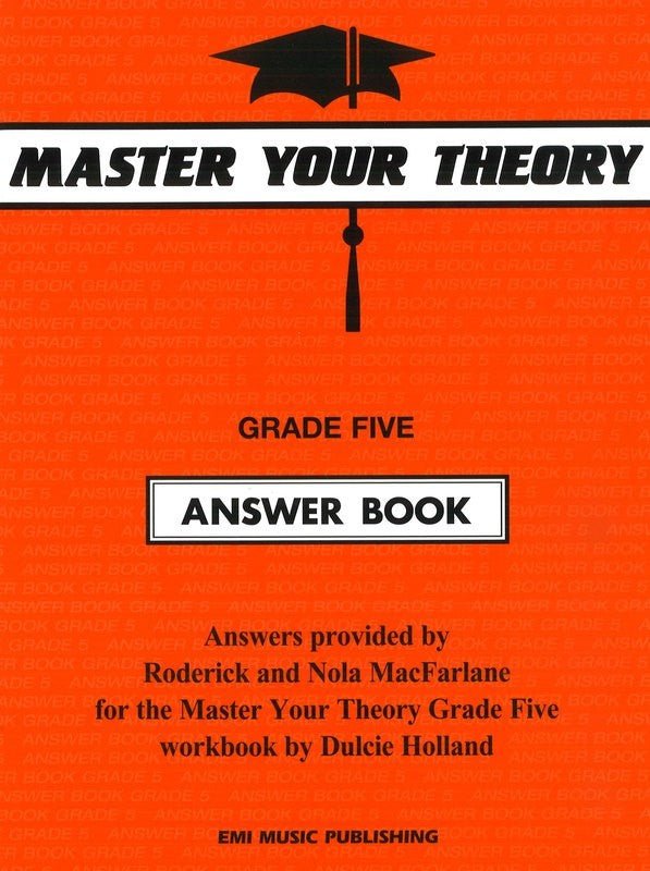 Dulcie Holland: Master Your Theory GR 5 ANSWER BOOK