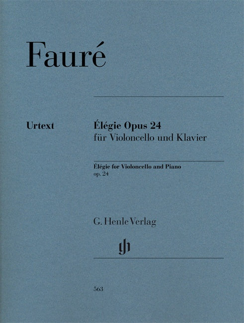 Faure: Elegy op 24 [Cello+Piano] (Henle)