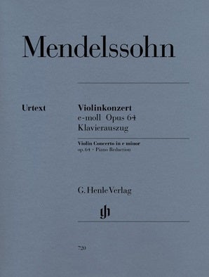 Concerto E min op 64 - Mendelssohn ed Scheidler (Henle)