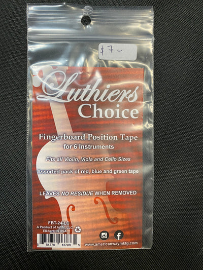 Fingerboard Position Tape - Luthier's Choice. Small Pack.
