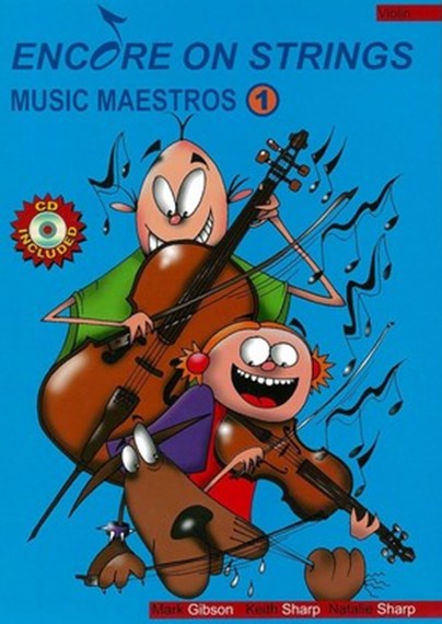 Music Maestros Encore On Strings Violin Bk 1 BK/DLA