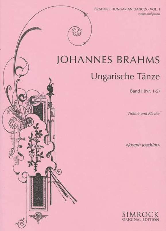 Brahms/Joachim: Hungarian Dances [Violin,Piano] (Simrock)