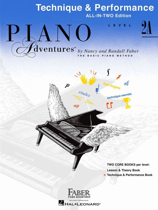 Piano Adventures -  All in Two Technique/Performance BK 2A