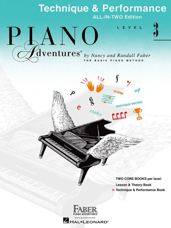 Piano Adventures -  All in Two Technique/Performance BK 3