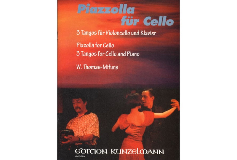Tangos for Cello, 3 - Piazzolla BK/Pno Acc