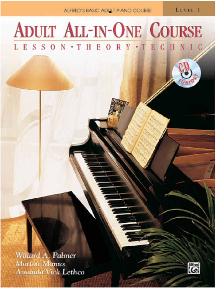 Alfreds Basic Adult Piano All In One Book 1 BK/CD