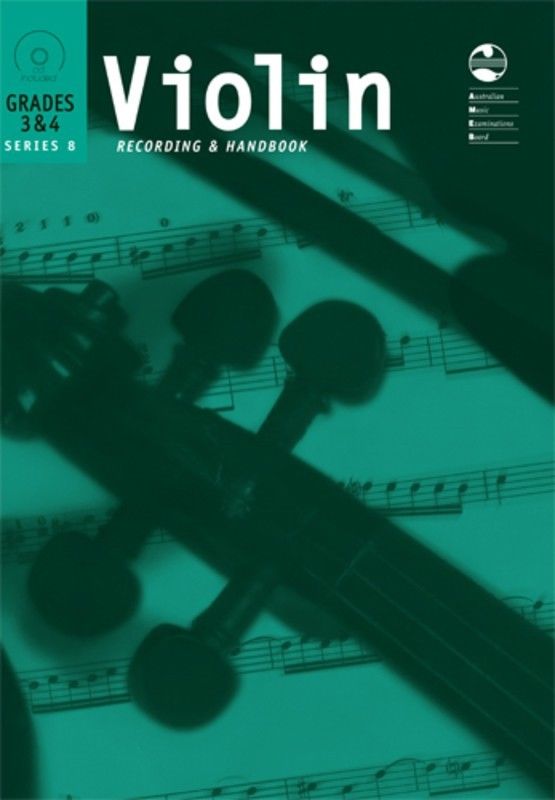 AMEB Violin Series 8 Grades 3&4 - Recording & Handbook