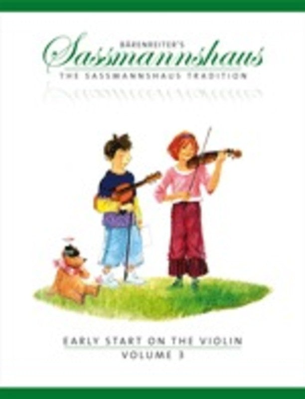 Early Start on the Violin Book 3 - Sassmannshaus