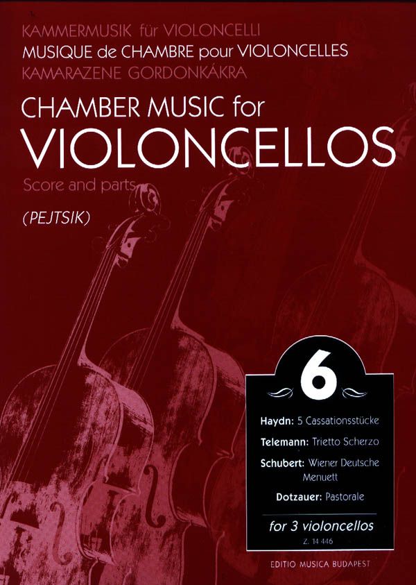 Chamber Music for Cellos Volume 6 for 3 Cellos (EMB)