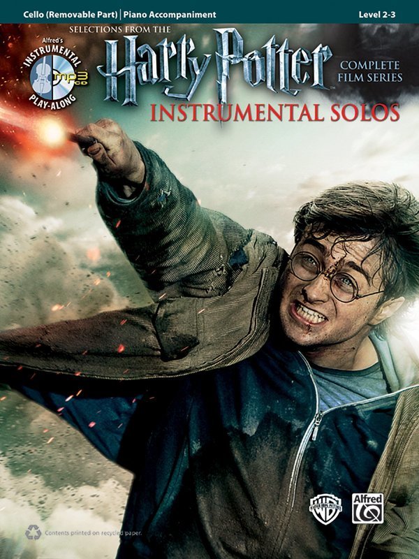 Harry Potter Instrumental Solos Cello BK/ADL/Pno Acc
