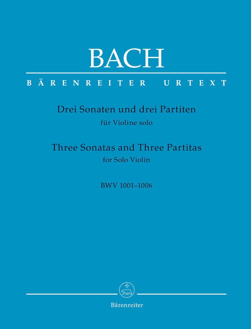 Partitas and Sonatas for Solo Violin - Bach (Barenreiter)