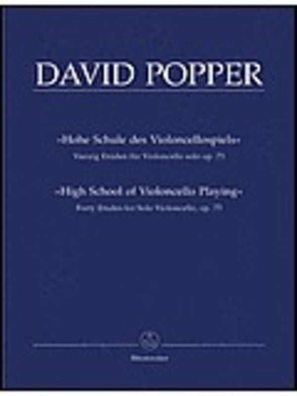 High School of Cello op 73, 40 Studies - Popper (Barenreiter)