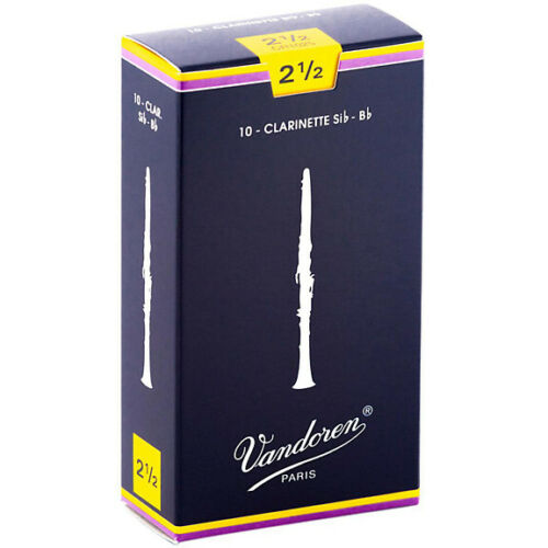 Vandoren B flat Clarinet Reeds Box 10 [2.5]