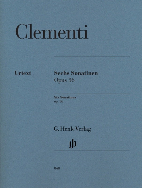 Clementi: 6 Sonatinas op 36 [Piano] (Henle Urtext)