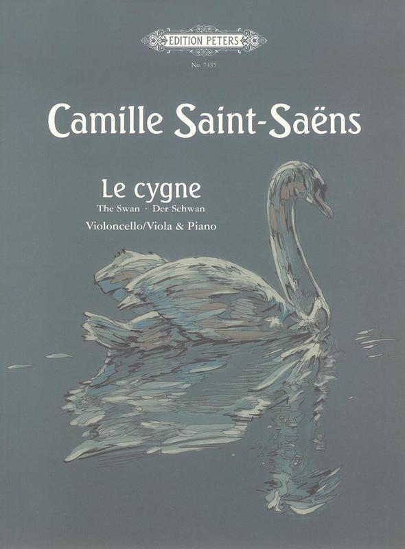 The Swan Cello (or Viola)/Pno Acc - Saint-Saens (Peters)